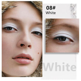 evpct Matte White Eyeshadow Singles palette with shades