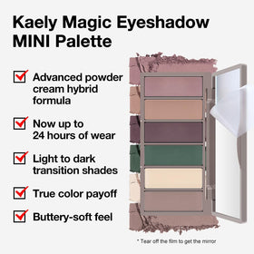 evpct Mauve Eyeshadow Palette lifestyle scene with makeup tools