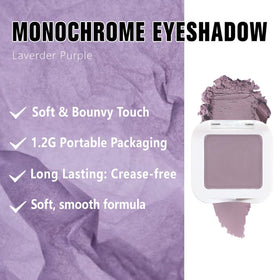 evpct Mauve Lavender Purple Matte Eyeshadow Palette with applicator