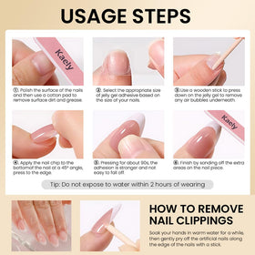 evpct Mauve Pink Cat Eye Press on Nails with adhesive tabs
