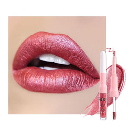 evpct Mauve Red Lip Liner and Lipstick Set front view