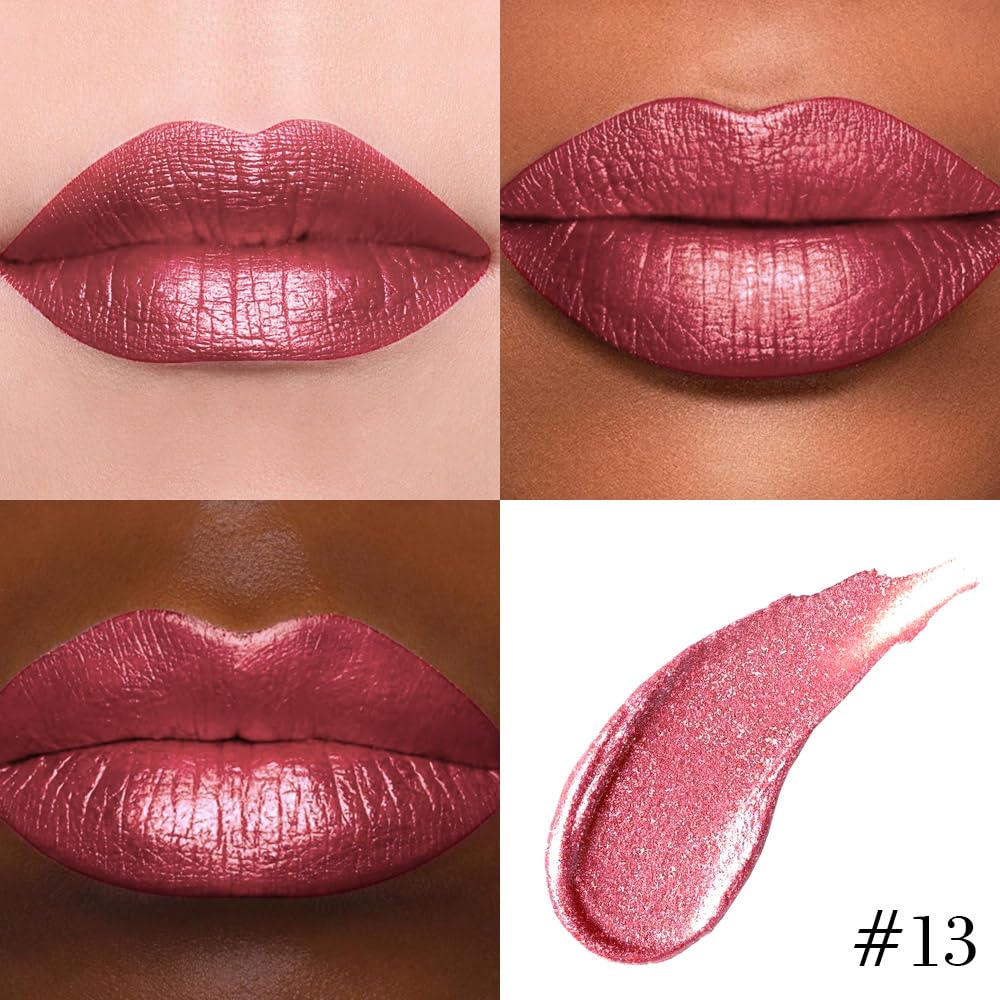 evpct Mauve Red Liquid Lipstick close-up view
