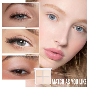 evpct Nude Eyeshadow Quad Palette packaging front view