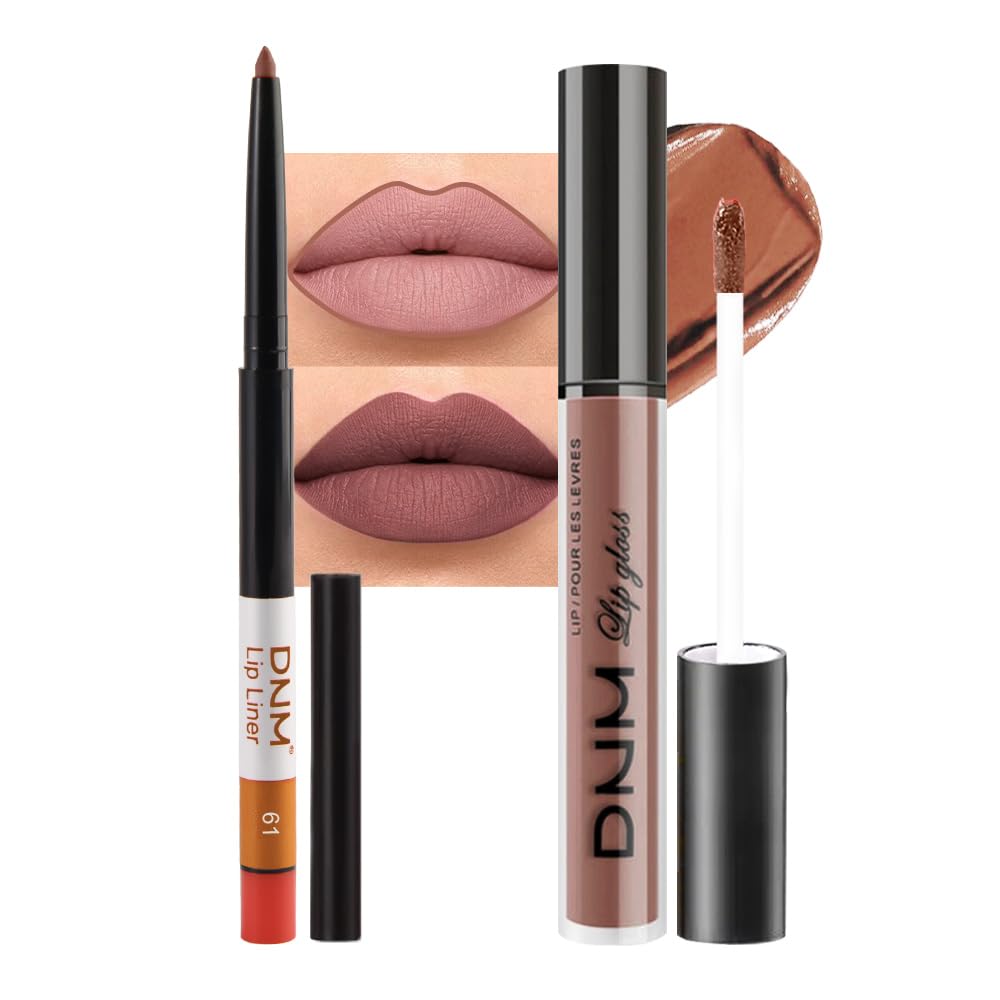 evpct Nude Matte Lip Liner and Lipstick Combo Set front view