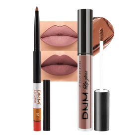evpct Nude Matte Lip Liner and Lipstick Combo Set front view