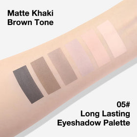 evpct Nude Smokey Eye Shadow Palette compact design for travel