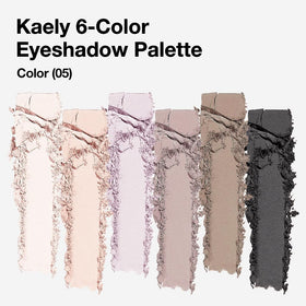 evpct Nude Smokey Eye Shadow Palette with soft matte finish swatches