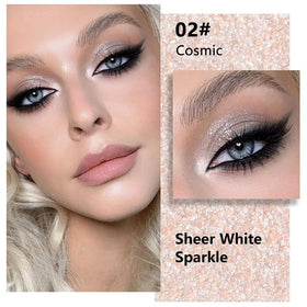 evpct Pear White Shimmer Eyeshadow Palette shades close-up
