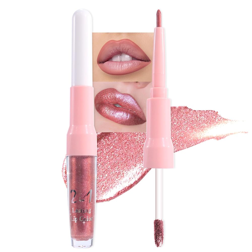 evpct Pine Red Lip Liner and Lipstick Combo packaging