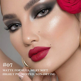 evpct Plum Red Gradient Matte Lipstick Crayon Set side view