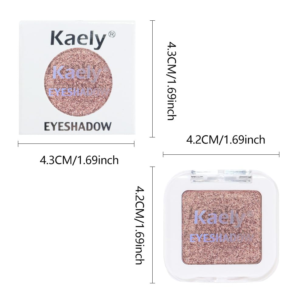evpct Rose Gold Eyeshadow Palette lifestyle shot with makeup brushes