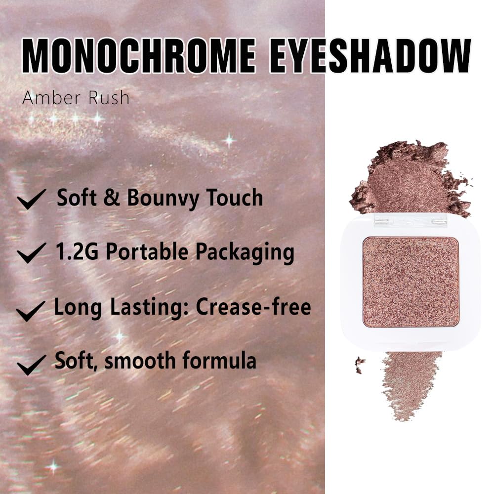 evpct Rose Gold Eyeshadow Palette on a makeup table