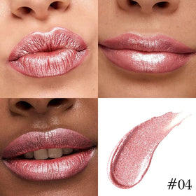 evpct Rose Gold Lip Liner and Liquid Lipstick Combo close-up of lip liner