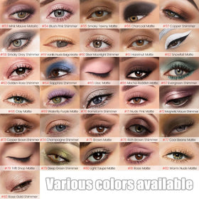 evpct Rose Gold Pearl Eye Shadow Stick being applied