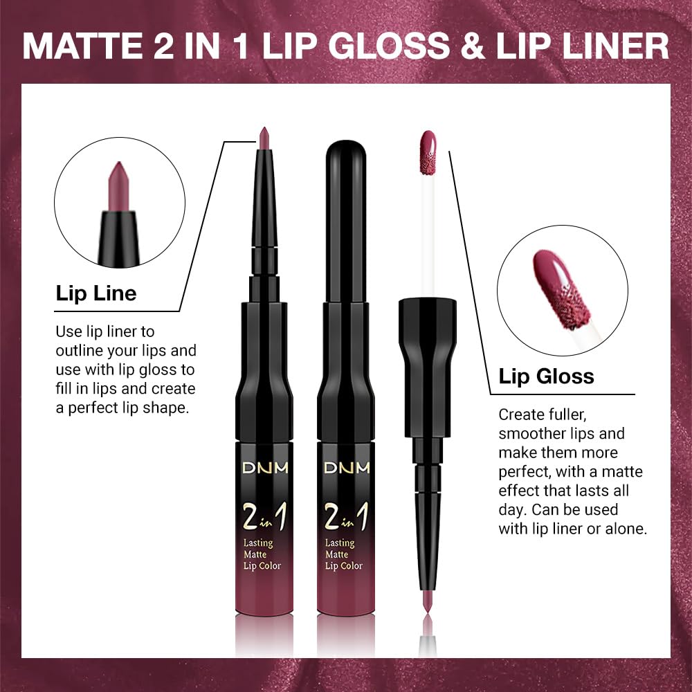 evpct Rose Plum Liquid Lipstick showing matte finish