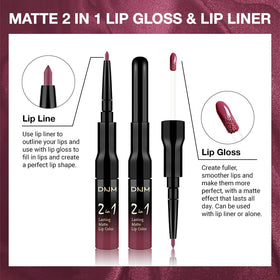 evpct Rose Plum Liquid Lipstick showing matte finish