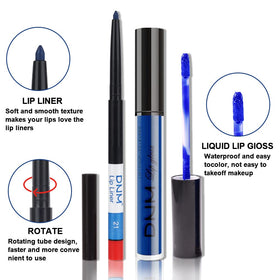 evpct Royal Light Blue Lip Liner pencil with cap
