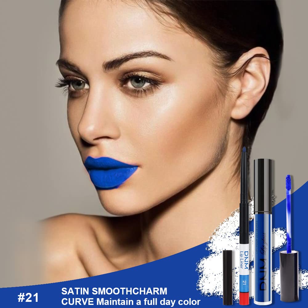 evpct Royal Light Blue Matte Lipstick close-up of applicator