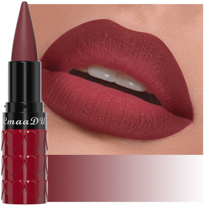 evpct Ruby Red Gradient Matte Lipstick front view