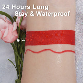 evpct Ruby Red Matte Lipstick and Liner set packaging