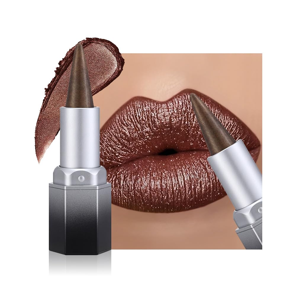 evpct Shimmery Metallic Lip Liner and Lipstick Combo front view