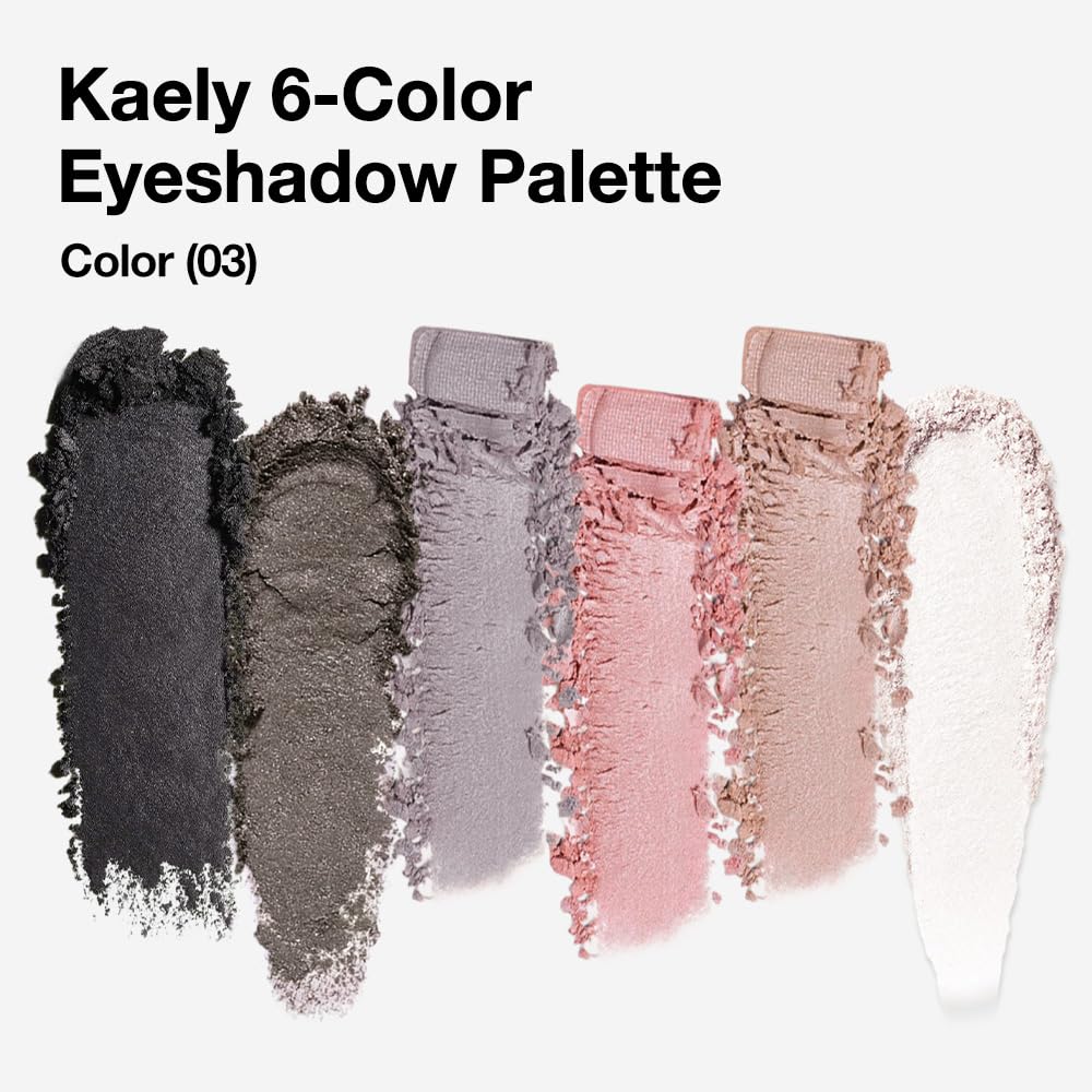 evpct Travel Eye Shadow Palette close-up of shimmer shades
