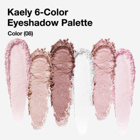 evpct Travel Eye Shadow Palette showing shimmering shades