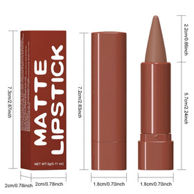 evpct Warm Brown Gradient Matte Lipstick and Lip Liner set display