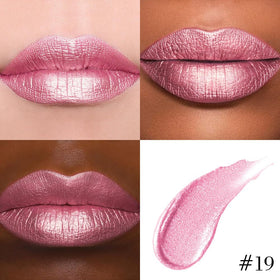 evpct Warm Pink dual-ended lip liner and liquid lipstick close-up