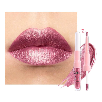 evpct Warm Pink Lip Liner and Lipstick Combo front view