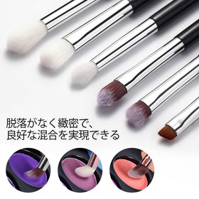 EVRCHGIEA Eye Makeup Brush Set 6 Pcs close-up of brushes