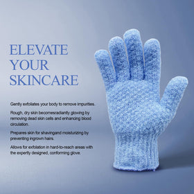 Evridwear Exfoliating Gloves close-up showing texture