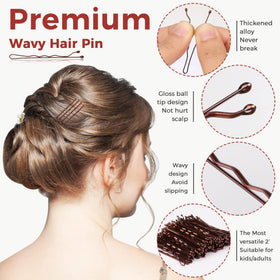 EWAGOA hair pins displayed on a table