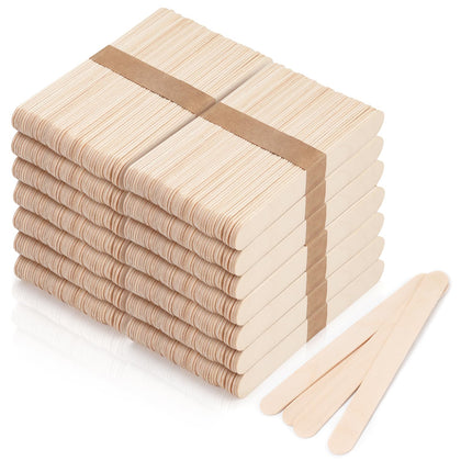 EWVVSS 1200 pieces large wooden wax sticks front view