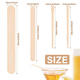 EWVVSS medium waxing sticks 4.5 x 0.4 in pack