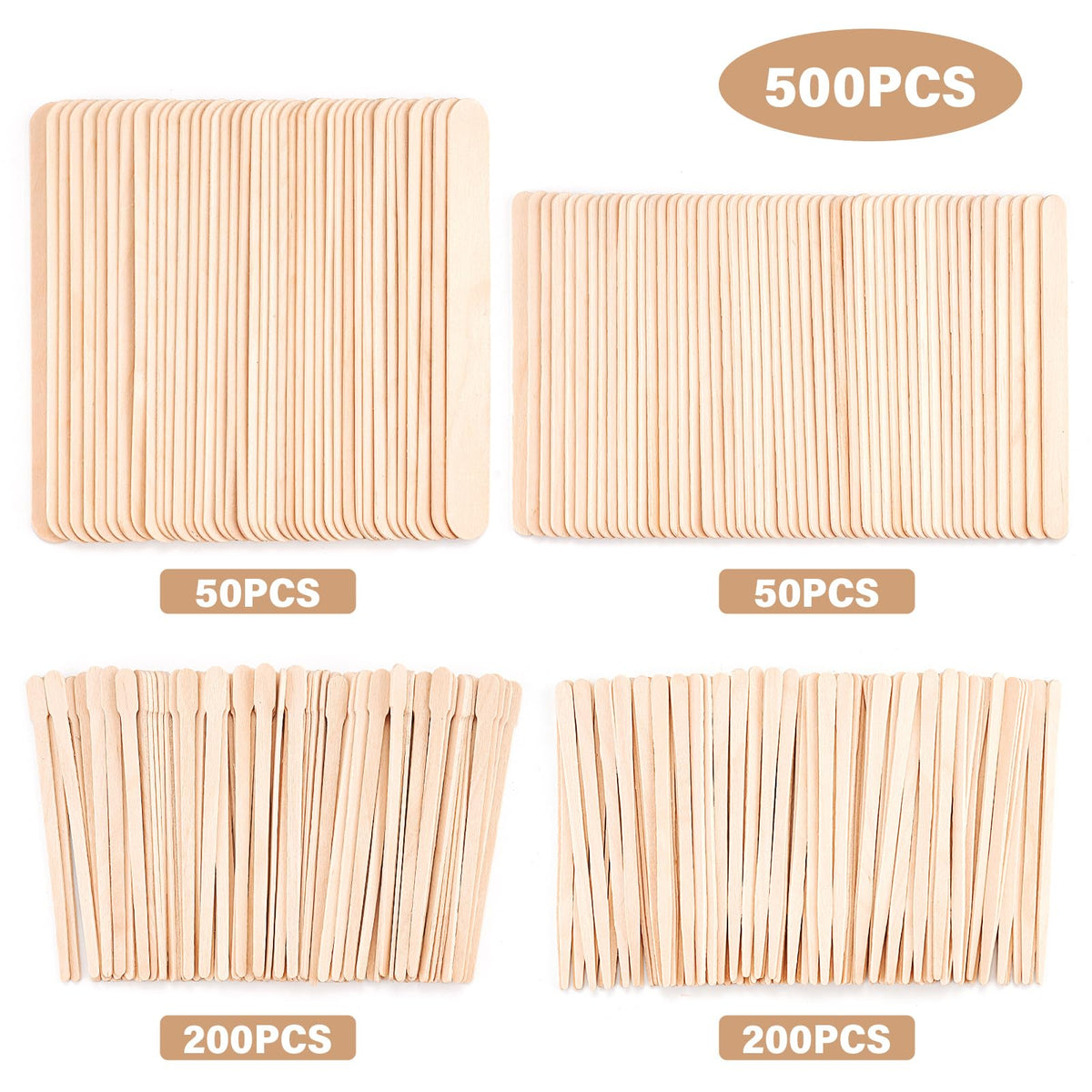 EWVVSS small waxing sticks 3.5 x 0.25 in pack