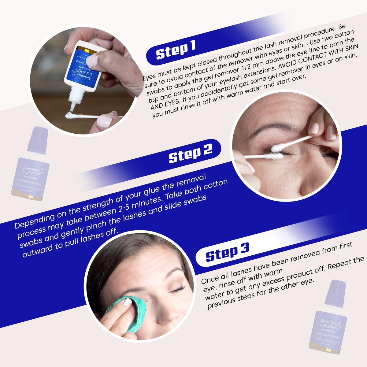 Existing Beauty Lash Extension Remover Gel 15 mL bottle with cap