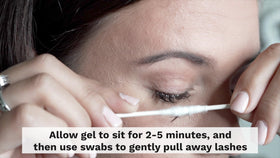 Existing Beauty Lash Extension Remover Gel 15 mL in beauty salon setting
