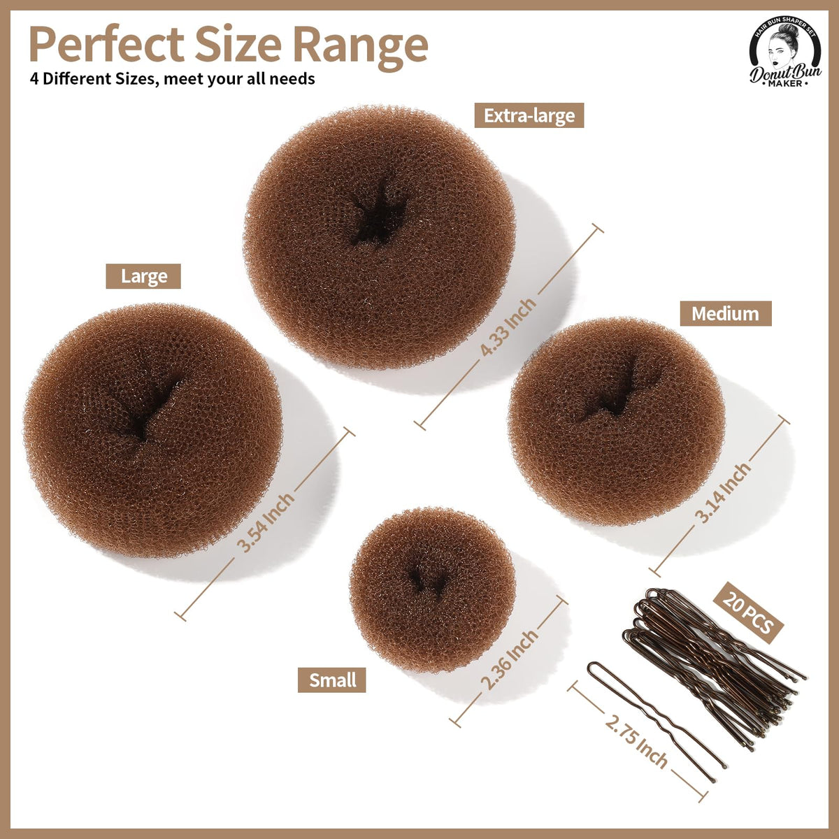 Extra large donut bun maker from Teenitor, 11cm size