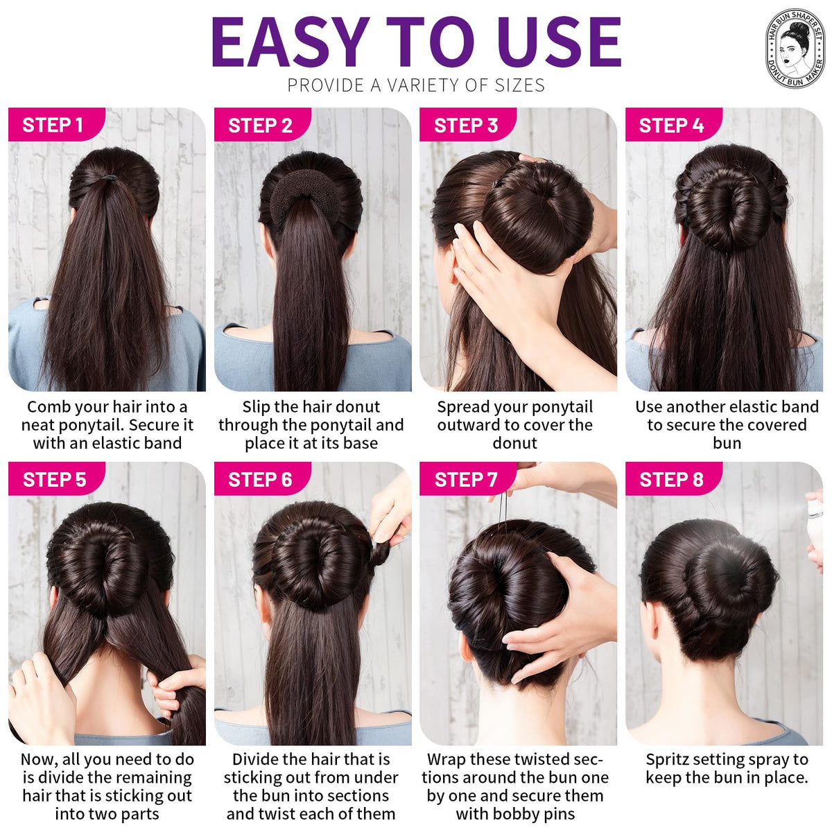 Extra-large donut bun maker from Teenitor