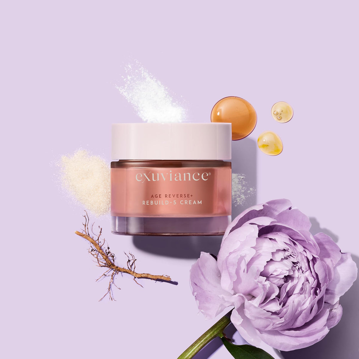 EXUVIANCE AGE REVERSE + Rebuild-5 Antiaging Moisturiser with natural ingredients