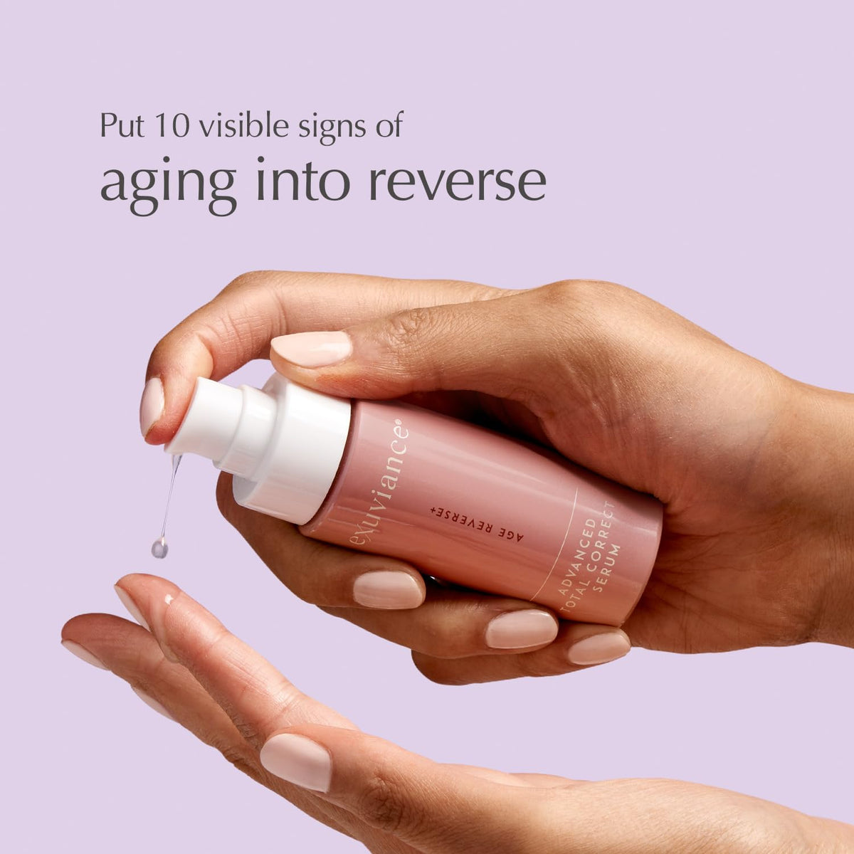 EXUVIANCE AGE REVERSE+ serum with natural ingredients