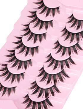 EYDEVRO false eyelashes showing flexible band design