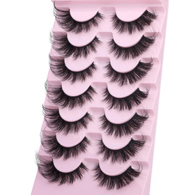EYDEVRO Fluffy D Curl Faux Mink Lashes with adhesive