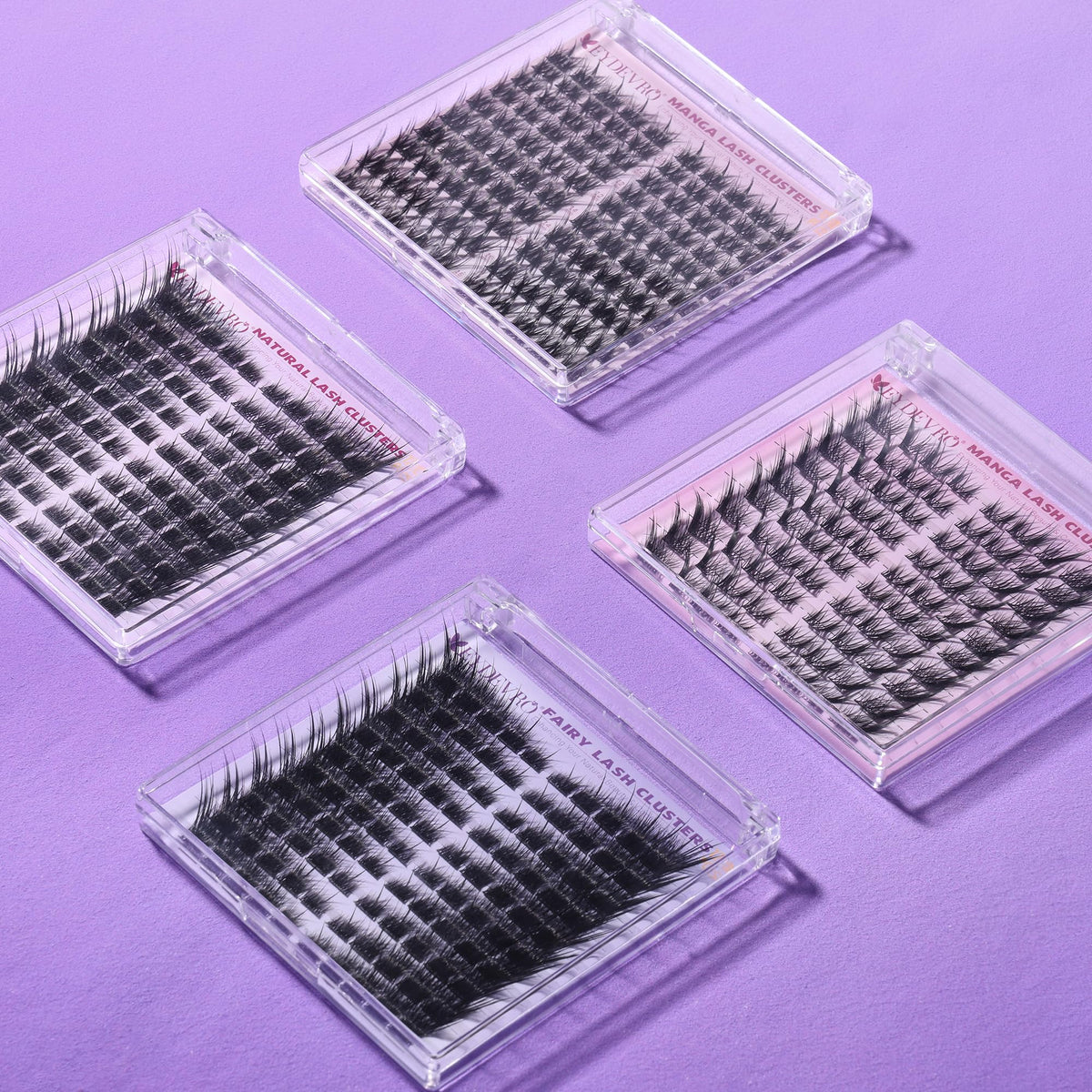 EYDEVRO lash clusters with applicator tool