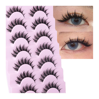 EYDEVRO Manga Lashes front view showcasing wispy texture
