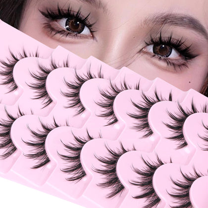 EYDEVRO Manga Lashes front view with vibrant designs