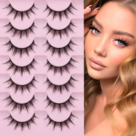 EYDEVRO Manga Lashes in a makeup setup
