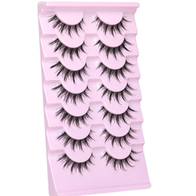 EYDEVRO Manga Lashes showing flexibility of clear band