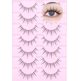 EYDEVRO Manga Lashes side view showcasing length